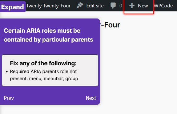 Certain ARIA roles must be contained by particular parents